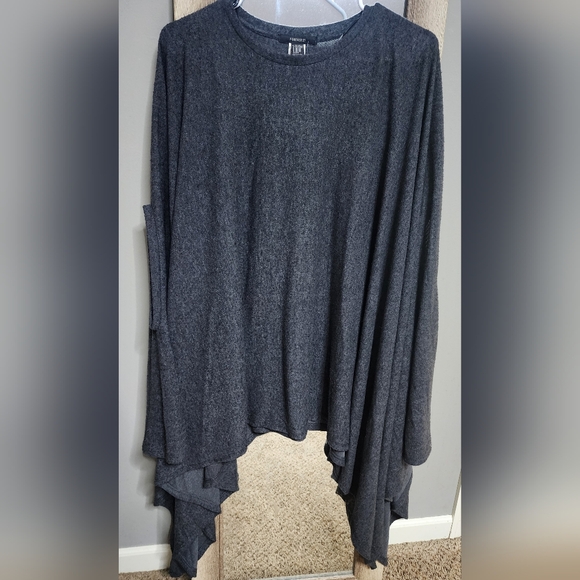 Forever 21 NWT Knit Top Size One Size Fits All Cover-Up Blouse Coat Kimono Shirt - Picture 5 of 5